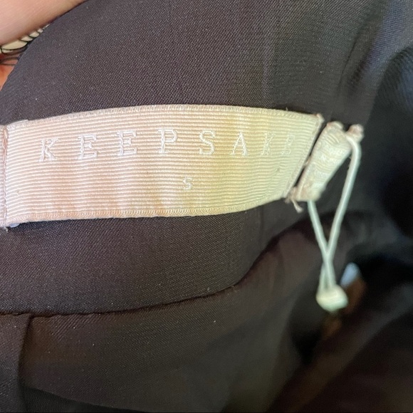 NWT Keepsake High Roads‎ Lace Halter Dress Black S - Picture 8 of 11